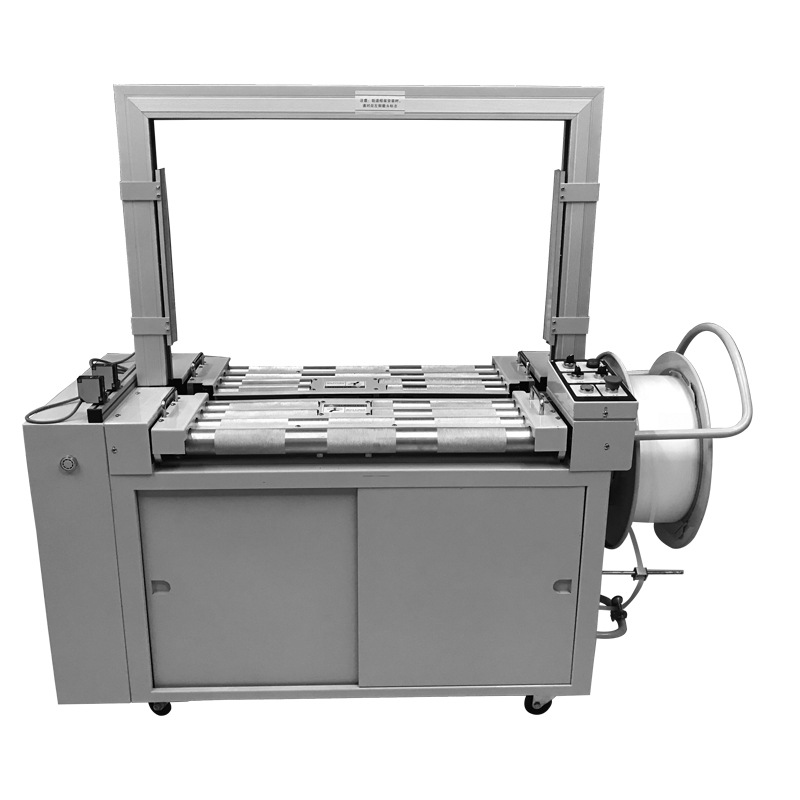 Fully automatic strapping machine, hot-melt pp tape sealing machine, strapping machine with power platform Item Picture