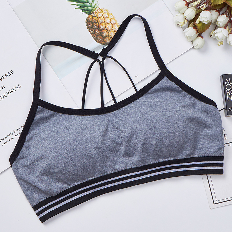 Factory direct sales: Sexy, breathable back, chest-hugging, no steel rings, comfortable base, yoga, running, sweat-absorbing sports underwear for women undefined