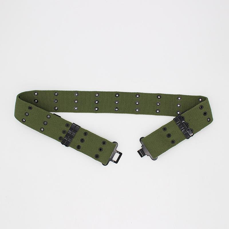 New multi-functional polyester-cotton outdoor sports belt with multi-hole hooks and buckles, factory direct sales and wholesale details Picture