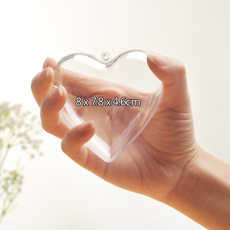 高透明圣诞球空心塑料圆球PS食品级环保糖果盒装饰用品永生花吊球详情图18