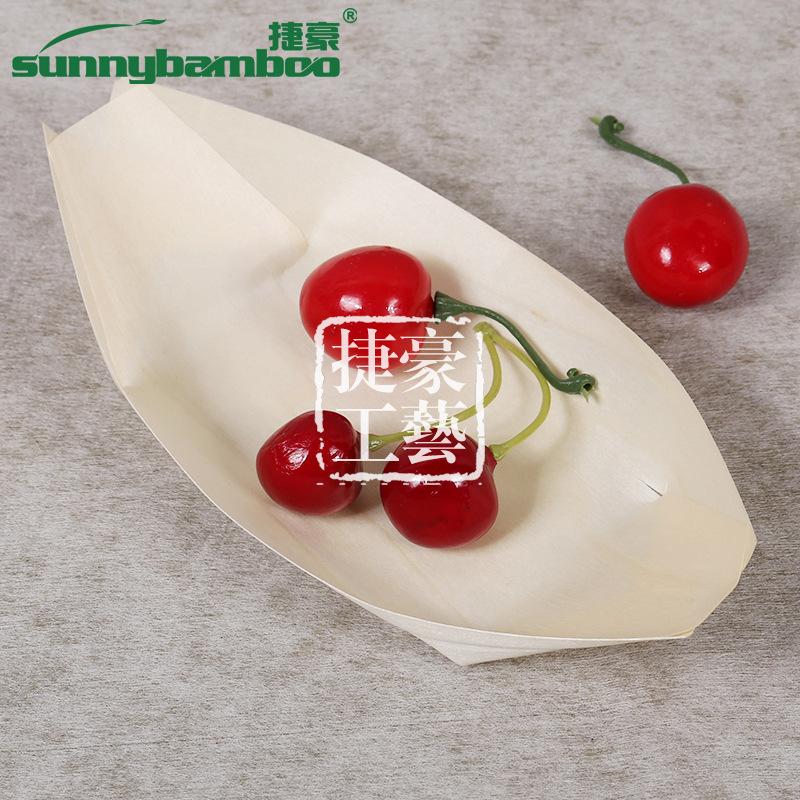 Wholesale wooden plates, disposable tableware for parties, banquets and weddings, wooden plates for banquets and parties, and wooden plates for boat sushi