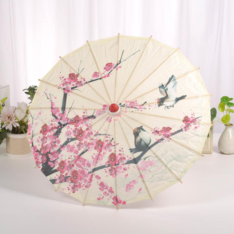 婚庆产品创意中国风木柄油纸伞舞台演出道具伞大号印花蕾丝伞婚庆用品批发详情图7