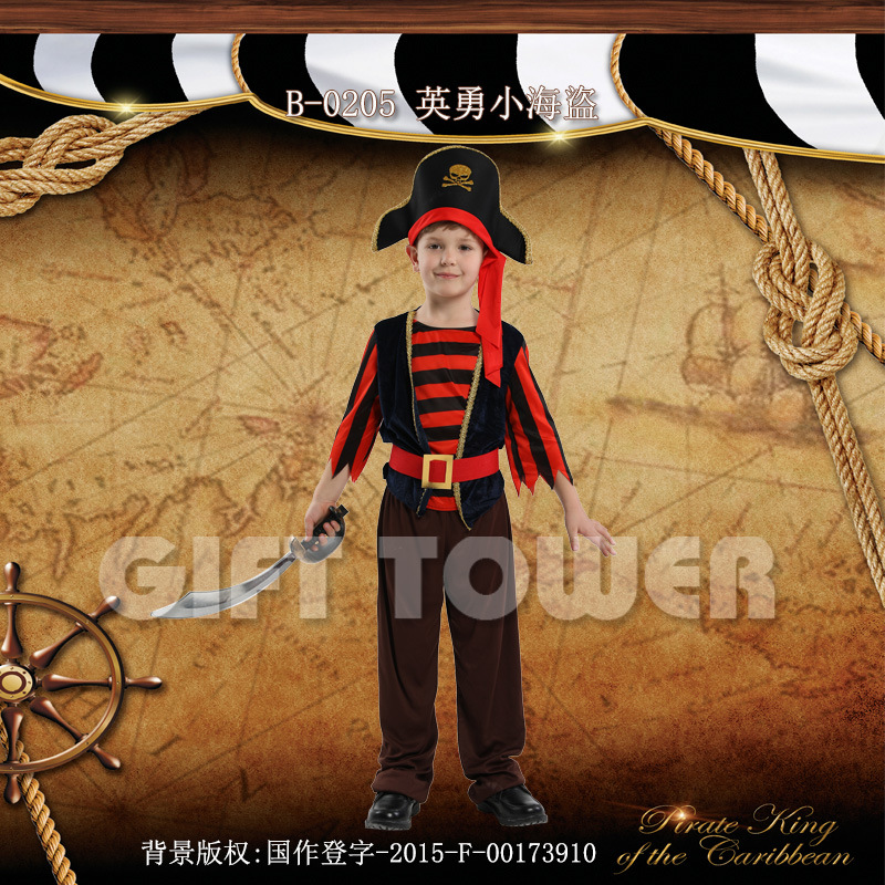 Halloween costume stage performance Costume B-0207 Noble Little Baron Role-playing costume details Picture