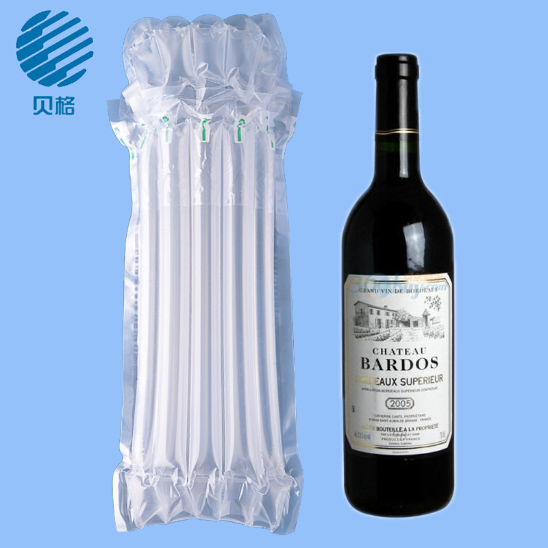 28CM five-column anti-breakage air column bag milk tea bottle royal jelly special inflatable protective packaging Item Picture