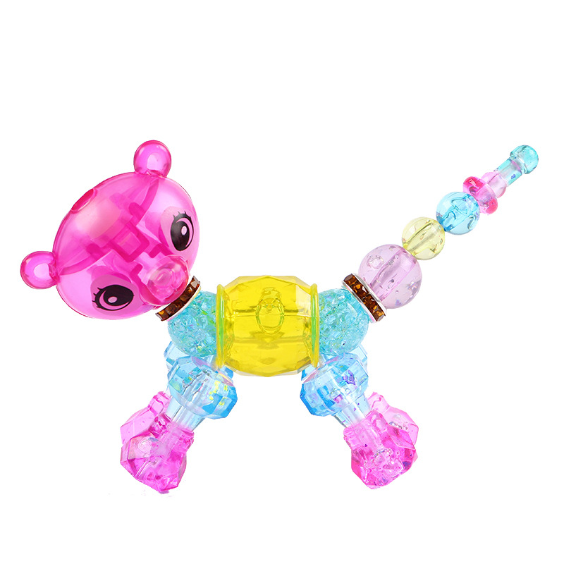 DIY beaded bracelet with magic and versatility, Chain Love Elf cartoon animal children's fun and educational toy bracelet undefined