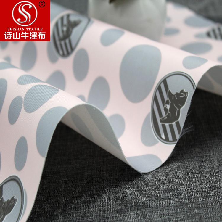 High-quality waterproof luggage fabric sand release composite printed Oxford fabric imitation nylon fabric twill fabric
