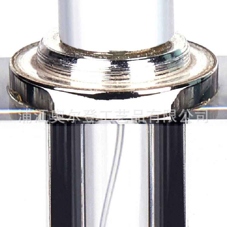 Customized Q-style perfume bottle, Middle East Muslim crystal export essential oil bottle, 10ml spray nozzle cap clip Specification image