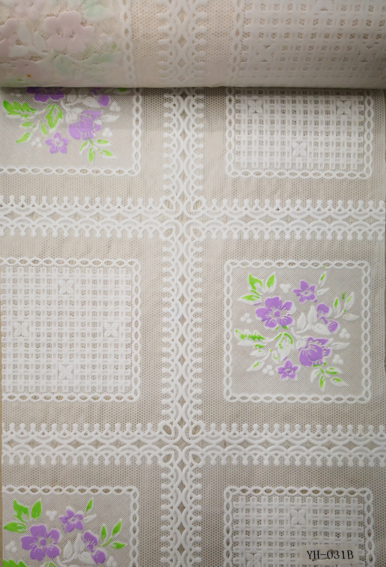 Factory direct new PVC lace tablecloth kitchen table waterproof oil table cloth hotel table cloth wholesale undefined