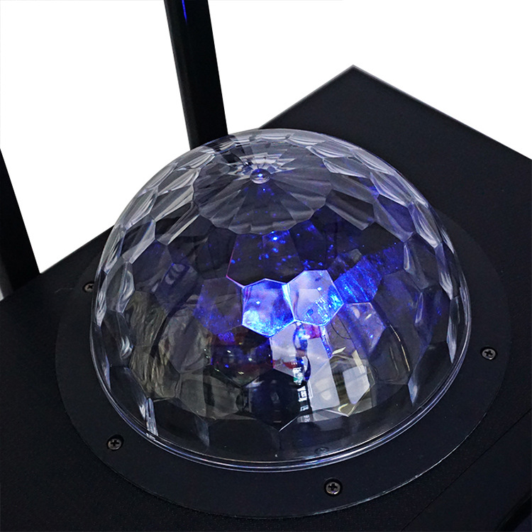 Factory direct sales of square dance outdoor audio equipment, 12-inch trolley Bluetooth audio equipment, battery-powered speakers, and colored light ball speakers Application Scenario