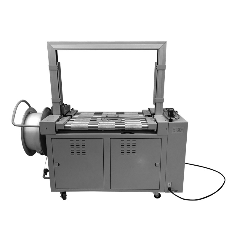 Fully automatic strapping machine, hot-melt pp tape sealing machine, strapping machine with power platform Application Scenario