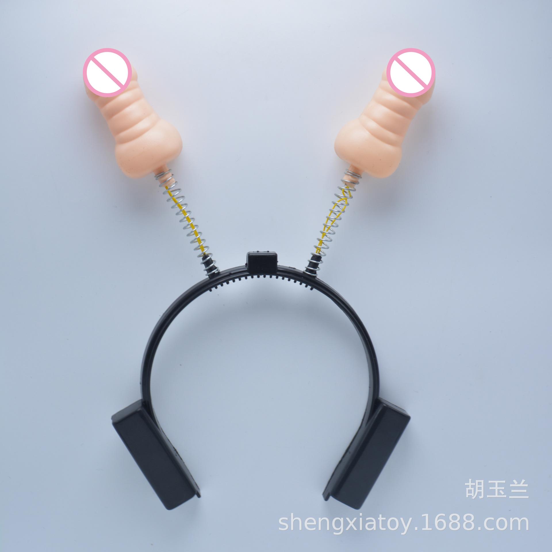 Single party, bar, KTV props, funny bird chest, jj tableware, knife and fork, funny jj chest, head button lamp Specification image