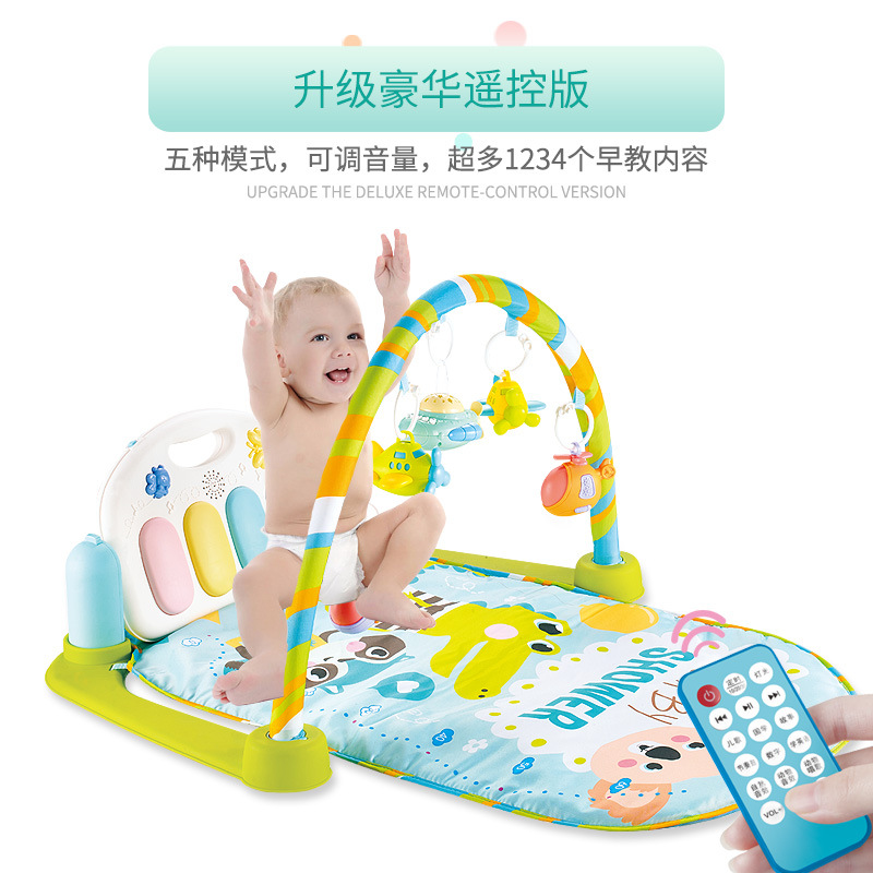 脚踏钢琴婴儿健身架器新生儿宝宝音乐游戏毯玩具0-1岁3-6-12个月细节图