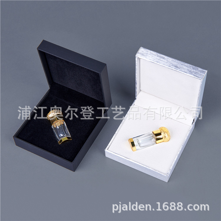 Factory wholesale 2019 new style crystal essential oil perfume bottle wooden box mini essential oil paper packaging gift box Specification image