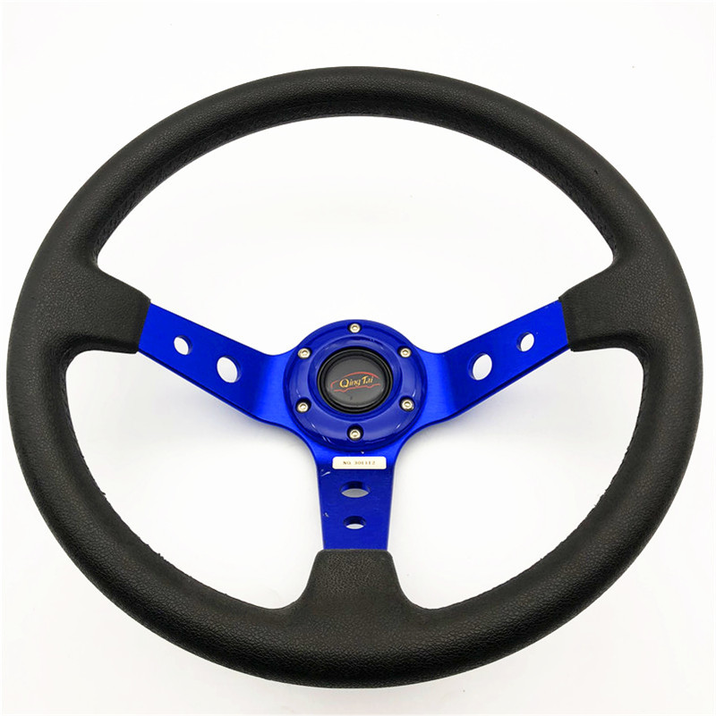 厂家直销汽车改装通用 电镀凹架 可选色 方向盘 赛车方向盘批发