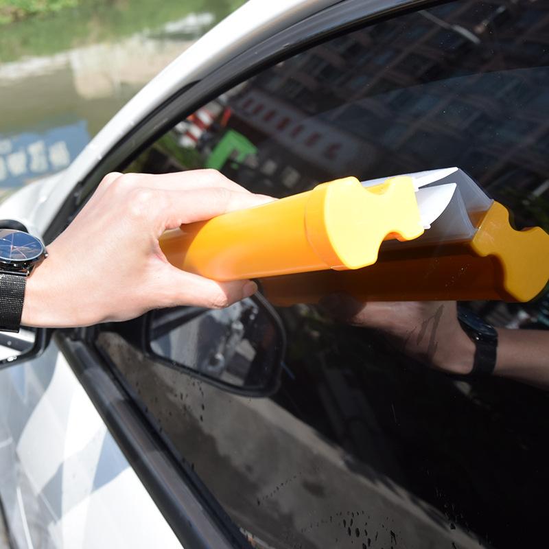 New double-row silicone wiper for cars, silicone water wiper for car Windows, 20cm window wiper, factory direct sales Specification image
