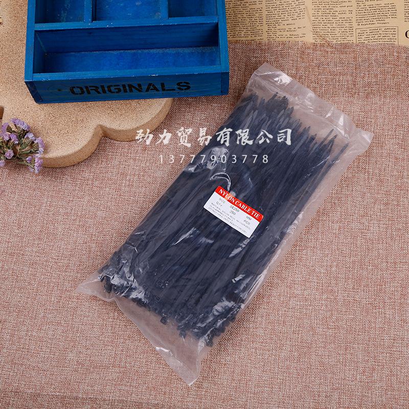 Manufacturers Wholesale Environmental Protection Self-Locking Nylon Cable Tie Black And White Plastic Tie Tie Cable Tie 4*200Mm Application Scenario