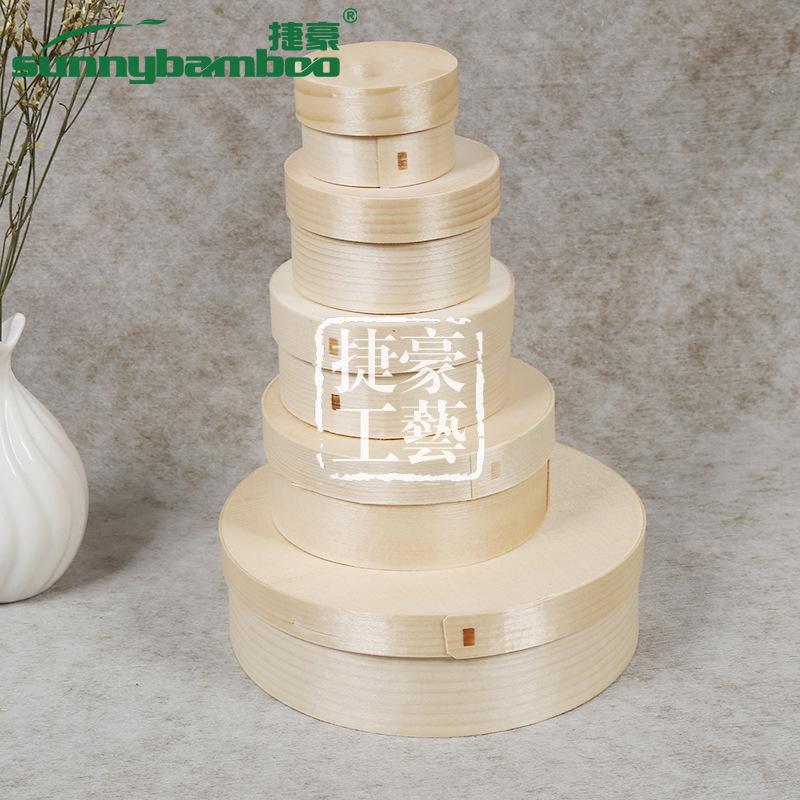 Hot-selling wholesale cork skin food box set, round multi-functional chocolate universal bark box, customizable details Picture
