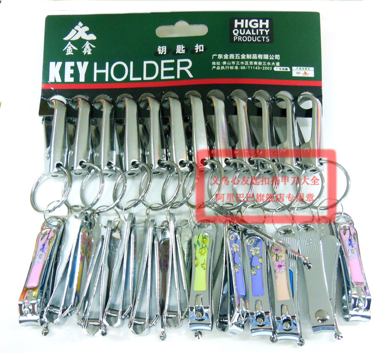 Large nail clippers, keychains and ear spoons - a super value 3-piece set at 2 yuan. Hot sale at the store. Direct wholesale from the manufacturer undefined