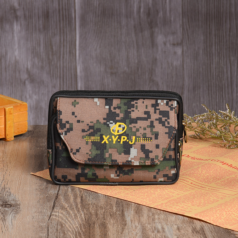 Manufacturers Wholesale Men's Mobile Phone Bag Casual Wear Belt Fanny Pack Mobile Phone Bag Multi-Functional Horizontal Waist Pack Wholesale undefined