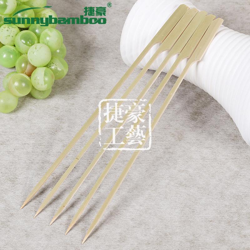 烧烤用具青皮铁炮串多用麻辣烫竹签夜市烧烤签家用水果签定制批发