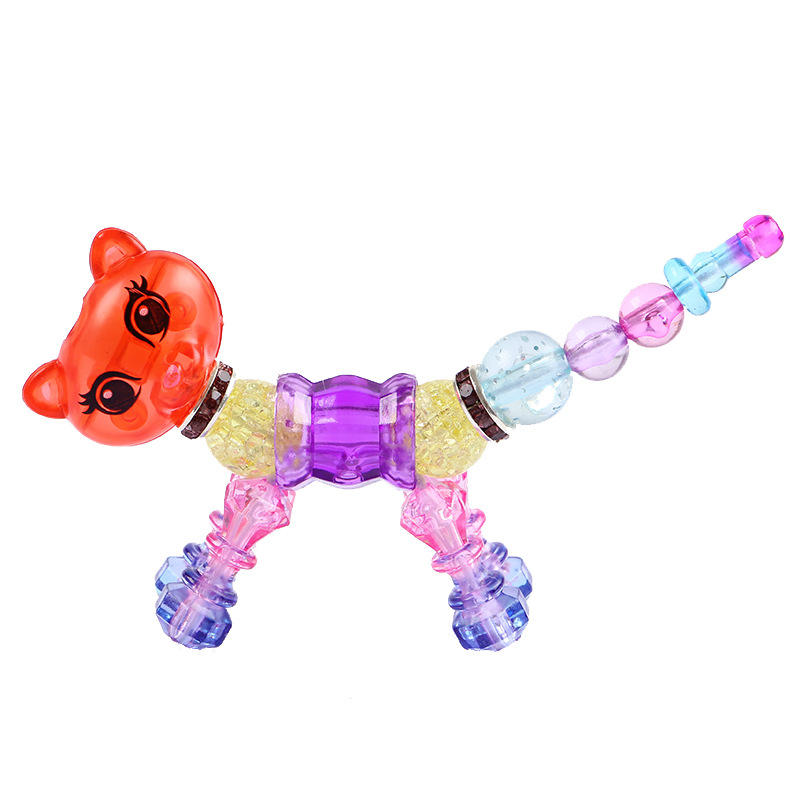 DIY beaded bracelet with magic and versatility, Chain Love Elf cartoon animal children's fun and educational toy bracelet undefined