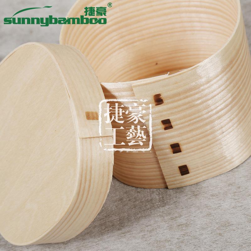 Japanese-style wooden lunch box, double-layer bento box, student lunch box, tableware, solid wood fresh-keeping bento box manufacturer wholesale details Picture