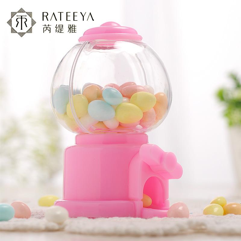 Wedding products: Wedding creative gumball machine, wedding candy box, plastic candy machine, children's toys, rotating gumball machine, stationery, gift packaging