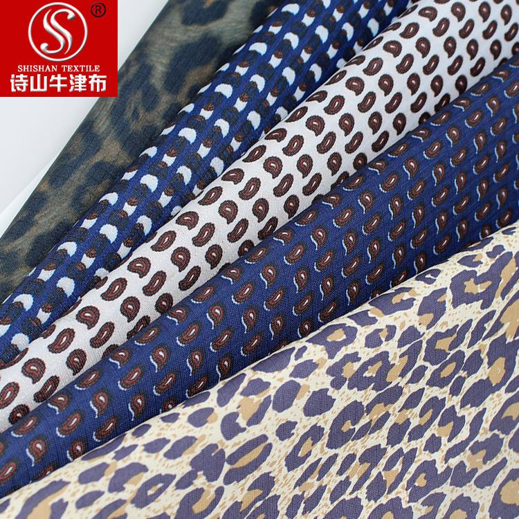 Factory direct sales of PVC waterproof printed three-section plain weave fabric wholesale polyester printed three-section bag fabric