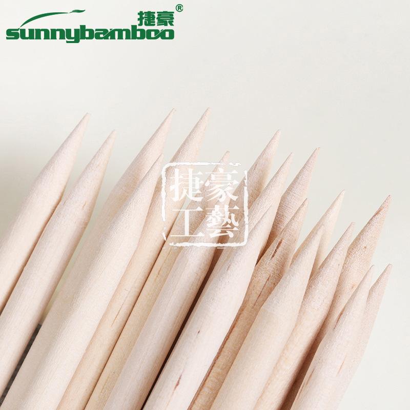 Raw wood Craft 50130 pointed and slanted beauty sticks, multi-purpose beauty sticks, nail care and cleaning products manufacturer wholesale Item Picture