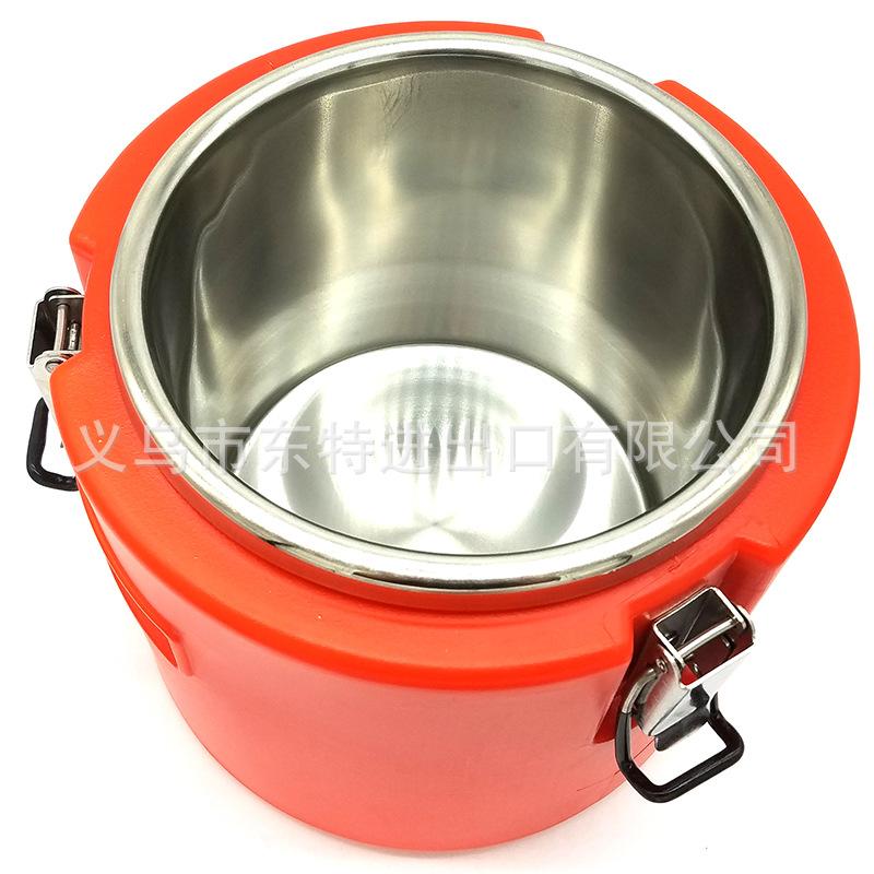 Stainless steel insulated bucket, large-capacity soup, porridge, meal bucket, milk tea bucket, soy milk insulated bucket, stainless steel inner liner ice bucket Item Picture