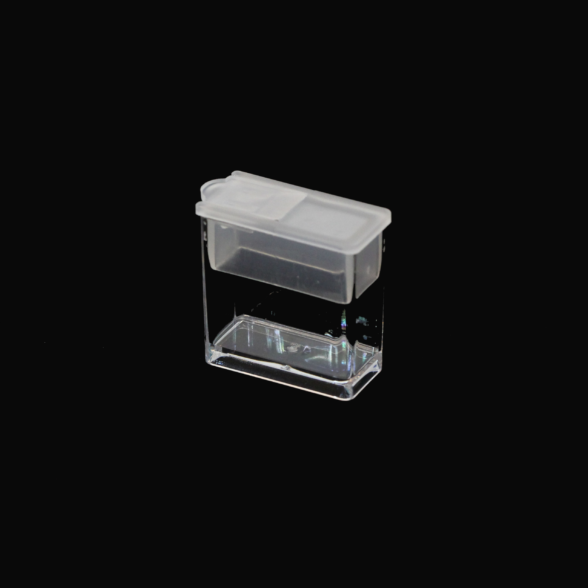 Glass rice beads acrylic storage box Transparent rectangular acrylic bottle millet beads DIY manual storage box