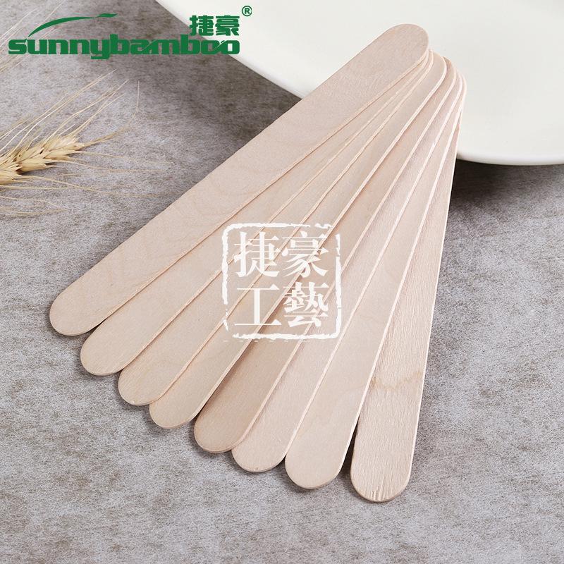 Natural environmental protection wood color wood disposable tongue depressor hard tongue press rod manufacturers wholesale children's toy rod manual accessories details Picture