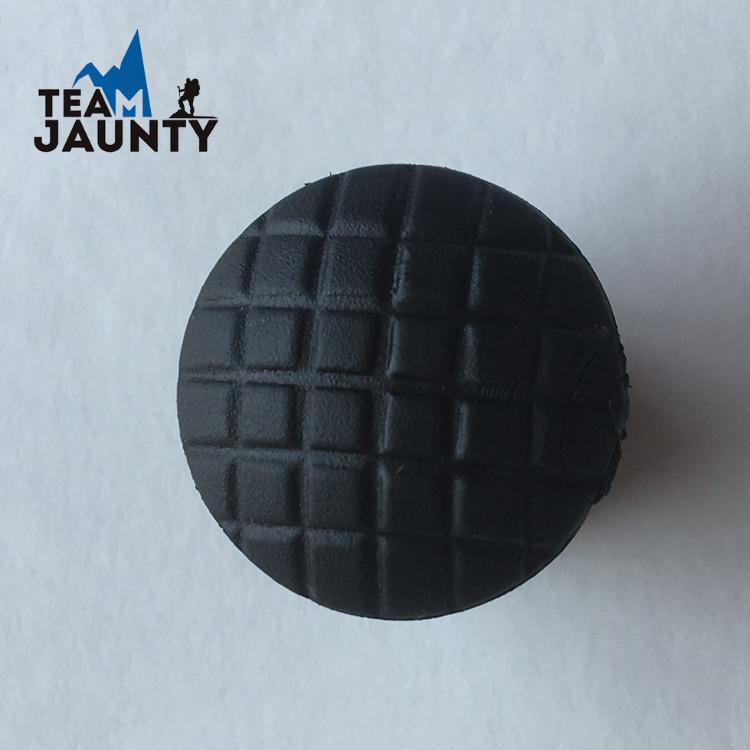 Trekking poles, hiking sticks, universal accessories, short poles, pointed tips, outdoor walking sticks, anti-slip foot covers, made of rubber material Item Picture