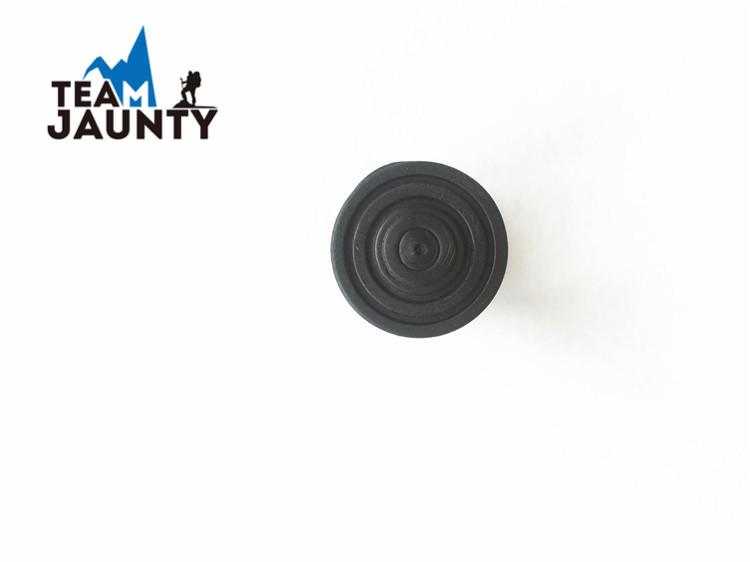 Universal accessories for outdoor trekking poles: flat head anti-slip foot covers, anti-wear rubber foot covers for trekking poles, and round inclined rubber foot covers Specification image