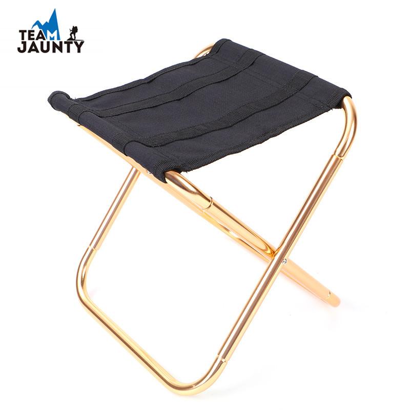 Outdoor folding chairs, camping fishing chairs, barbecue stools, folding stools, train stools, camping aluminum alloy portable small stools, stools Specification image