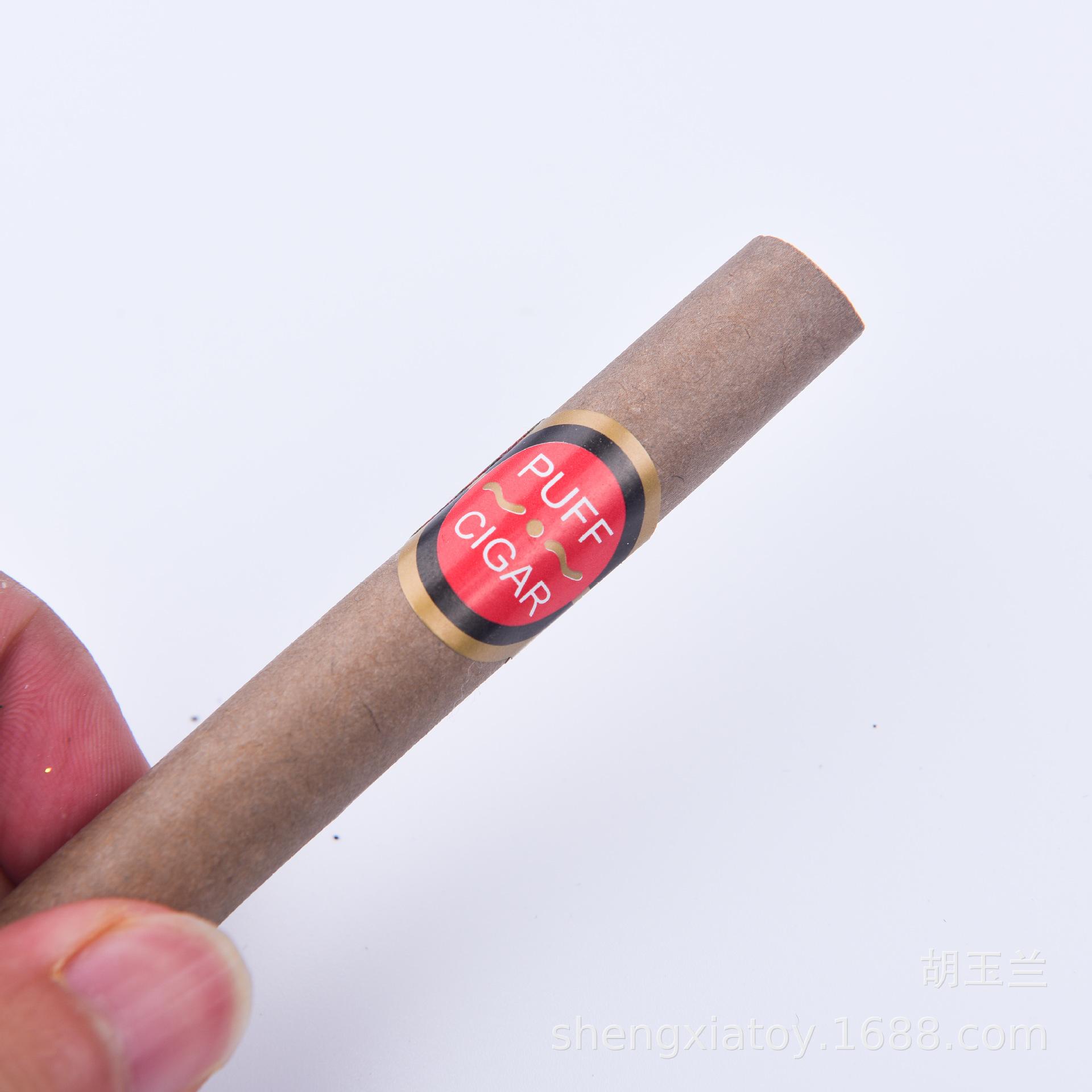 Halloween dance party costume, miniature simulation cigar, wedding game prop, prank and show off Cuban cigar details Picture