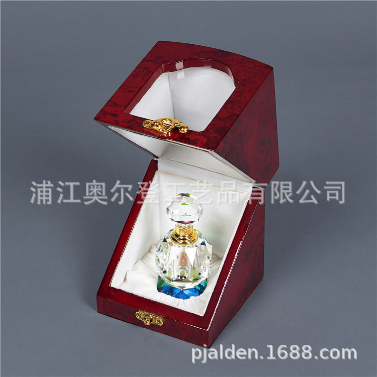 zakka essential oil wooden box, transparent glass wooden box, display wooden box processing and customization, baked paint square packaging box customization