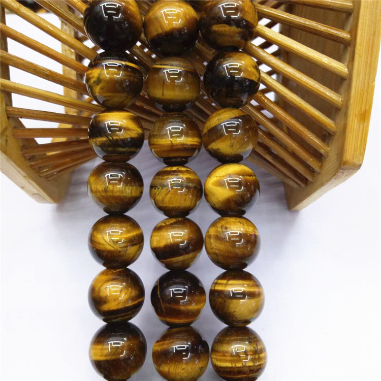 Guangshun Jewelry offers wholesale of natural yellow tiger's Eye stone loose beads and semi-finished tiger's eye stone products. DIY jewelry beads are sold directly by the manufacturer Specification image