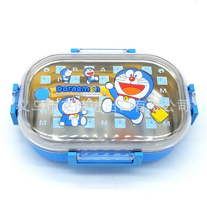 Factory direct sales of 750ml stainless steel lunch boxes, cartoon bento boxes, children and students' food compartments, sealed and anti-overflow lunch boxes Specification image