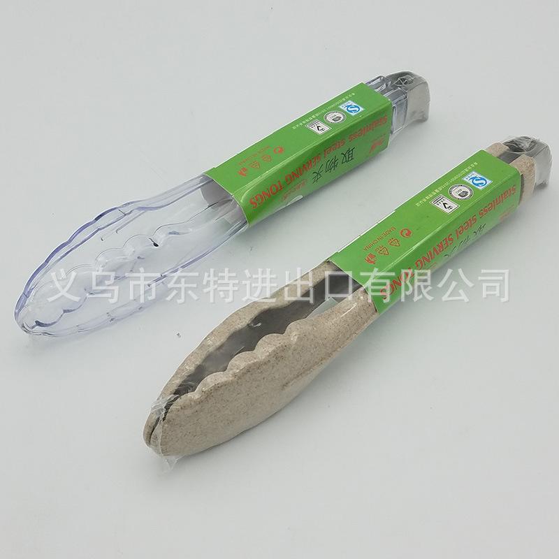 Factory direct sales of plastic transparent food tongs, buffet tongs, bread and pastry tongs, baking supplies, salad and vegetable tongs Application Scenario