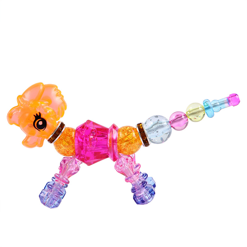DIY beaded bracelet with magic and versatility, Chain Love Elf cartoon animal children's fun and educational toy bracelet undefined