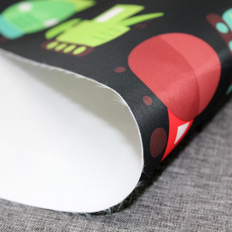 Factory direct sales of 290T twill imitation nylon composite water-resistant PU fabric for bags, handbags and school bags details Picture
