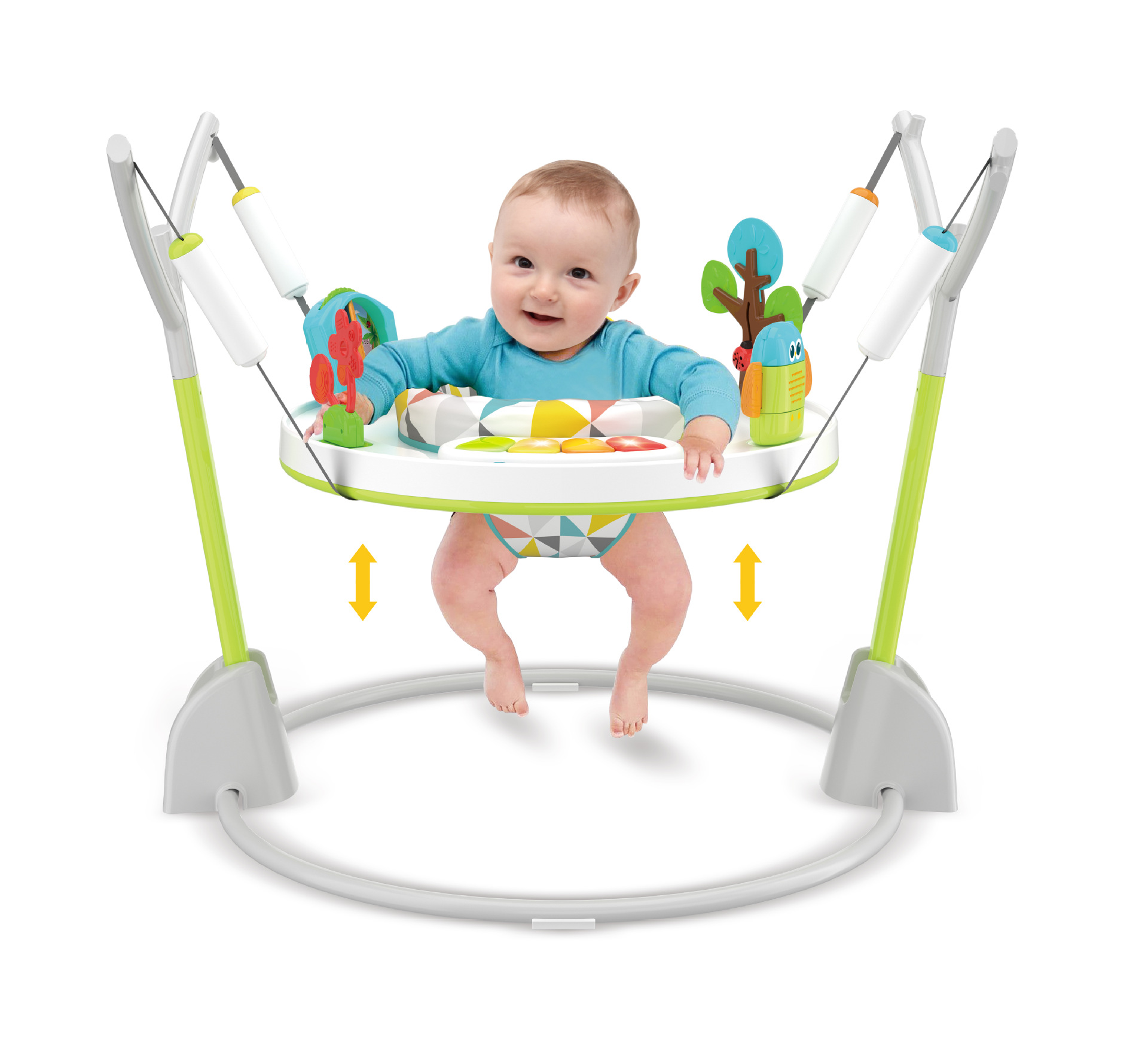 儿童哄娃神器 宝宝跳跳椅婴儿弹跳健身架0-1岁益智玩具3-6-12个月