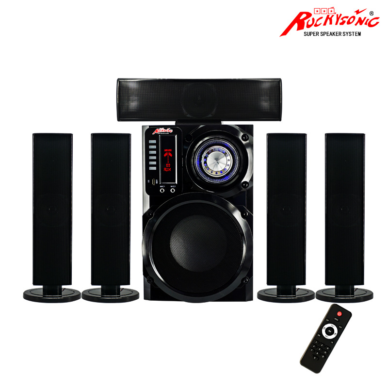 Export 5.1 Combination: Home high-power audio system, computer, TV, speakers, super subwoofer, surround sound, stereo giant cannon