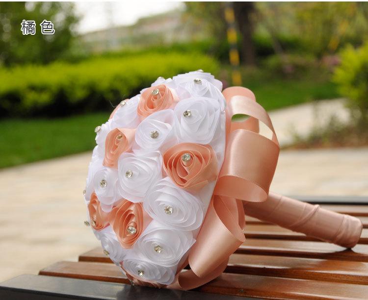 Wholesale of wedding supplies, including European, American and Korean style bridal and bridesmaid bouquets, bride throwing flowers, and simulated ribbon bouquets undefined