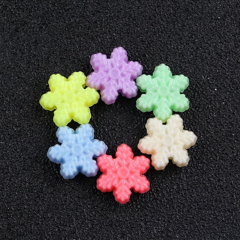 Direct sales and wholesale of four types of straight-hole and large-hole acrylic diy handcrafted beaded materials for children's educational toys undefined