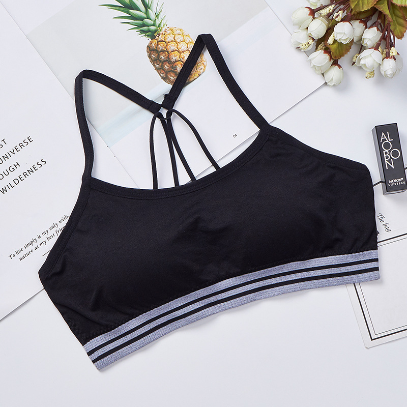Factory direct sales: Sexy, breathable back, chest-hugging, no steel rings, comfortable base, yoga, running, sweat-absorbing sports underwear for women undefined