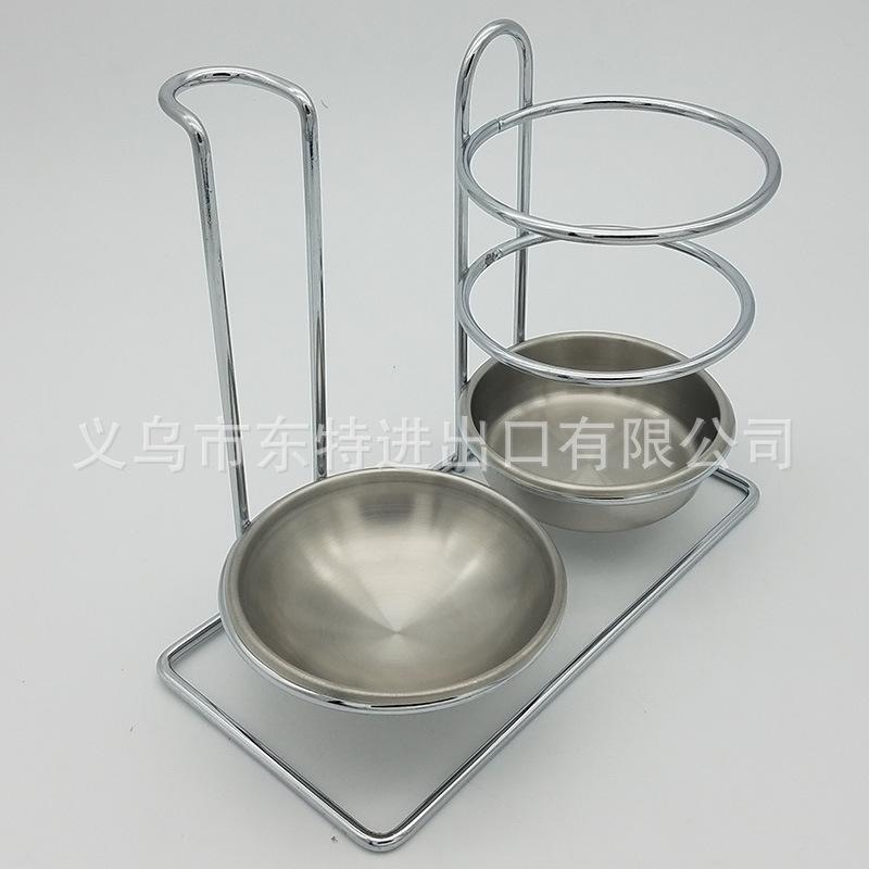 Factory direct sales of stainless steel kitchenware buckets, multi-functional kitchenware storage racks, and household spoons, chopsticks, knives and forks storage racks details Picture