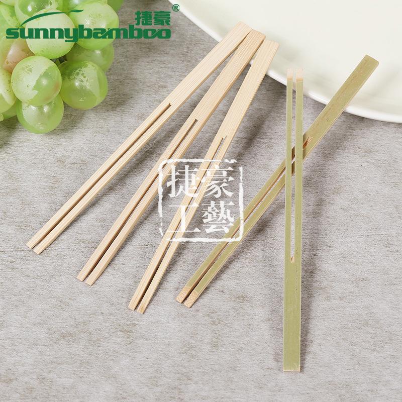 Qingpi Tianle skewers, bamboo skewers, barbecue, spicy hot pot, disposable skewers, flat fruit skewers, convenient to use, bamboo skewers Specification image