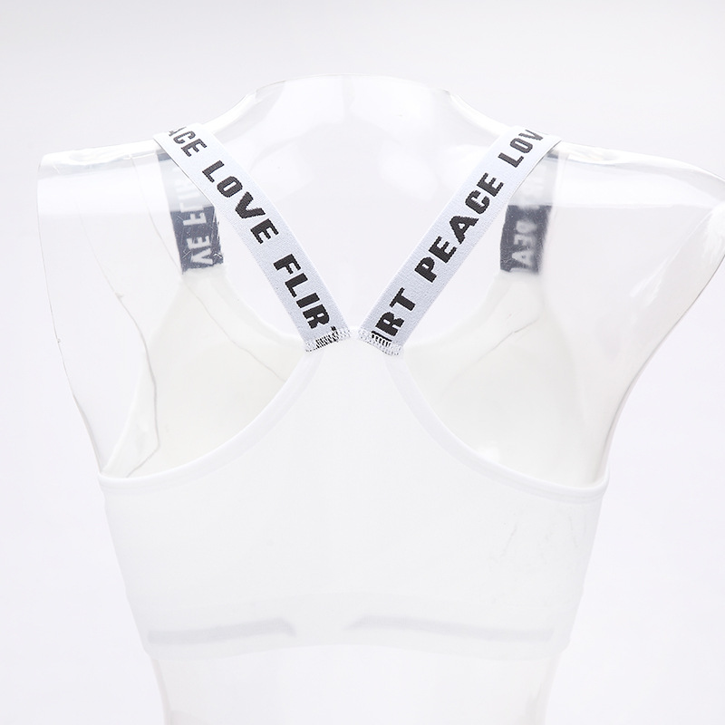 Classic English letter thickened, oversized, chess-hugging, chess-spreading, running, yoga, shockproof, comfortable, sweat-absorbing short sports underwear Item Picture